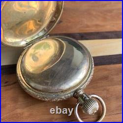 1895 Elgin Grade 96 Hunter Case 18S 7 Jewels Pocket Watch Serviced