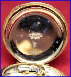 1897 Elgin Grade 130 0s 15j Pocket Watch FANCY GF Hunter Case Parts/Repair