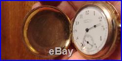 1898 -1900 16 Jewel Lady Waltham Pocket Watch with Full Hunter Case