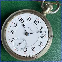 1898 Rockford Grade 935 18S 17 Jewels Oresilver Case Pocket Watch Serviced