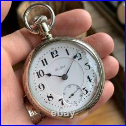1898 Rockford Grade 935 18S 17 Jewels Oresilver Case Pocket Watch Serviced