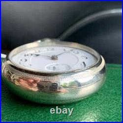 1898 Rockford Grade 935 18S 17 Jewels Oresilver Case Pocket Watch Serviced
