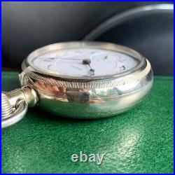 1898 Rockford Grade 935 18S 17 Jewels Oresilver Case Pocket Watch Serviced