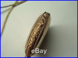 1899 GORGEOUS highly designed WALTHAM gold filled hunter case pocket watch CHAIN