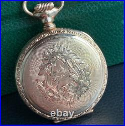 1899 U. S. Watch Co. 6S Fancy Guilloche Gold Filled Hunter Case Pocket Watch