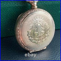 1899 U. S. Watch Co. 6S Fancy Guilloche Gold Filled Hunter Case Pocket Watch