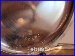 18SZ Elgin, Key Wind Pocket Watch, 4oz coin silver Case-1870-Vintage- Serviced