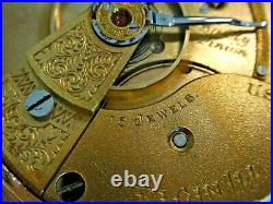 18SZ Elgin Pocket Watch in 10K GF Case-15Jewel, Serviced, Keeps Time 1896