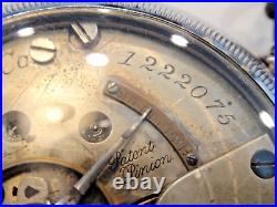 18SZ Elgin Pocket Watch-in Display Case. +Fob -Serviced-15J 1883