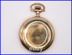 18S B&B Royal 20yr Gold Filled Open Face Pocket Watch Case 1039