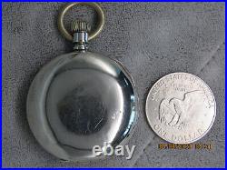 18S Dueber, triple hinge, antique pocket watch case (F20)