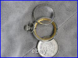 18S Keystone,'Solid Frame' antique pocket watch case (F62)