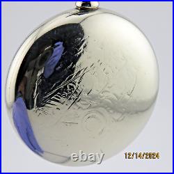 18S Philadelphia, locomotive engraved, 3 pcs, antique pocket watch case. (PC2)