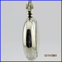 18S Philadelphia, locomotive engraved, 3 pcs, antique pocket watch case. (PC2)