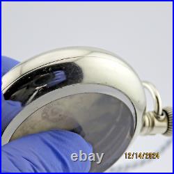 18S Philadelphia, locomotive engraved, 3 pcs, antique pocket watch case. (PC2)