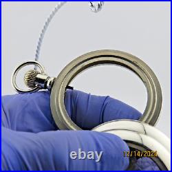 18S Philadelphia, locomotive engraved, 3 pcs, antique pocket watch case. (PC2)