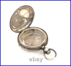 18 Size Pocket Watch Case Fahys Keywind No. 1 Coin Silver NA739