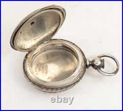 18 Size Pocket Watch Case Fahys Keywind No. 1 Coin Silver NA739