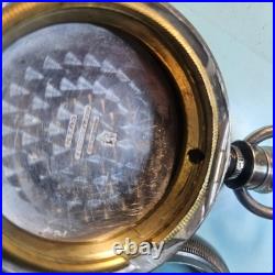 18s Coin Silver Pocket Watch Case