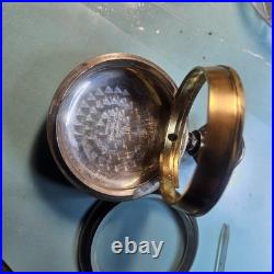 18s Coin Silver Pocket Watch Case