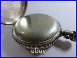 18s Waltham coin silver hunter pocket watch case 67 g RP12
