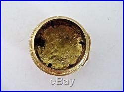 18th Century Very Fancy 18K Gold Pear Pocket Watch Case Only 54 mm Diameter