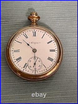 1900 Elgin Grade 218 Model 5 18s 15j Watch With Guaranteed Giant X GF Case