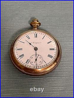 1900 Elgin Grade 218 Model 5 18s 15j Watch With Guaranteed Giant X GF Case