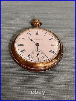 1900 Elgin Grade 218 Model 5 18s 15j Watch With Guaranteed Giant X GF Case