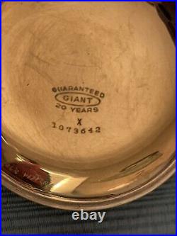 1900 Elgin Grade 218 Model 5 18s 15j Watch With Guaranteed Giant X GF Case