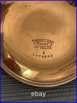 1900 Elgin Grade 218 Model 5 18s 15j Watch With Guaranteed Giant X GF Case