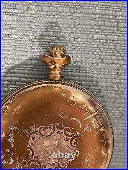 1900 Elgin Grade 218 Model 5 18s 15j Watch With Guaranteed Giant X GF Case