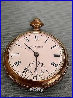 1900 Elgin Grade 218 Model 5 18s 15j Watch With Guaranteed Giant X GF Case