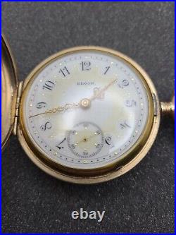 1903 Elgin Grade 217 Pocket Watch 18s 15j Hunting Case