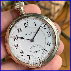 1903 Rockford Grade 545 16S 21 Jewels Railroad Grade Salesman Case Pocket Watch