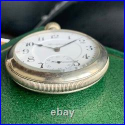 1903 Rockford Grade 545 16S 21 Jewels Railroad Grade Salesman Case Pocket Watch