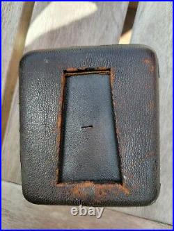 1904 Antique Sterling Silver Pocket Watch Case Box