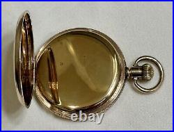 1904 Elgin 16S Hunter 7J Pocket Watch Star Dennison Case