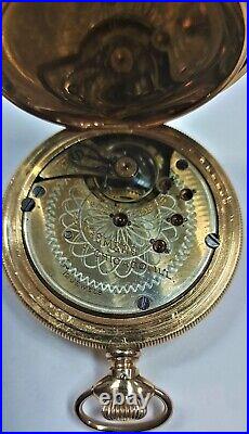 1904 Seth Thomas / Edgemore 18sz 12 jewel Hunting Case Pocket Watch Keep Time