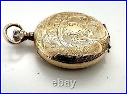 1905 Waltham 0s Pocket Watch Very Nice 25 Year Gold Filled J Boss Hunting Case