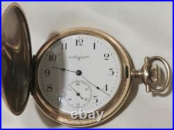 1906 Elgin Hunter Case 7 Jewels Size 16 running