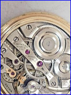 1907 E. Howard Series 10 21 Jewel Size 16 Pocket Watch in 10k GF Case