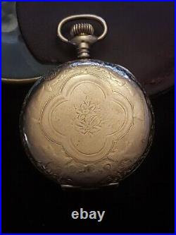 1907 Waltham Hunting Case Pocket Watch Grade 161 Model 1907 Working Condition