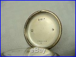 1908 IWC Hunting Case Pocket Watch in. 900 Silver Case Swiss 15 Jewels