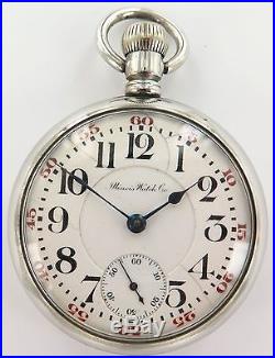 1908 Illinois Grade 89 Model 6 18s 21j Railway Grade Pocket Watch Silverode Case