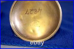 1908 South Bend 333 15j 18s Pocket Watch With B&B Gold Plated Case Needs Work