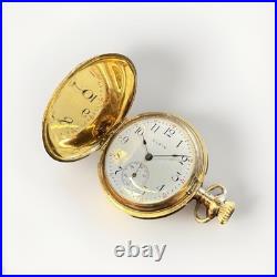 1910 Elgin 15j 0s Hunter Pocketwatch, Great 20y Gold Fill Case, For Parts Repair
