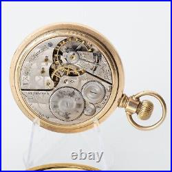 1910 Elgin Grade 313 16S 15 Jewels Gold Filled Pocket Watch J Boss Keystone Case