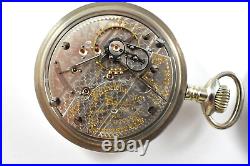 1911 Hamilton RR Grade 940 18s 21J OF Pocket Watch withSilverode Case lot. Wd