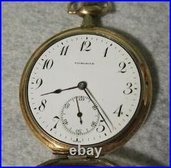 1911 Longines Fairchild approx 10 Size Gold Filled Case Swiss Pocket Watch